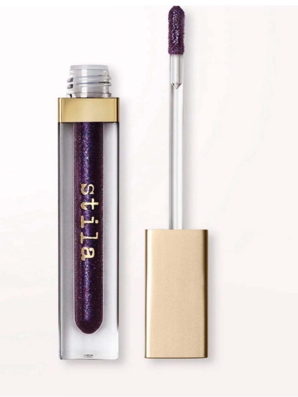 Stila Beauty Boss Plumping Hydrating Lip Gloss In The Black shade new.